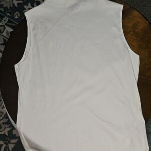 Izod Cream Cotton Sleeveless Top